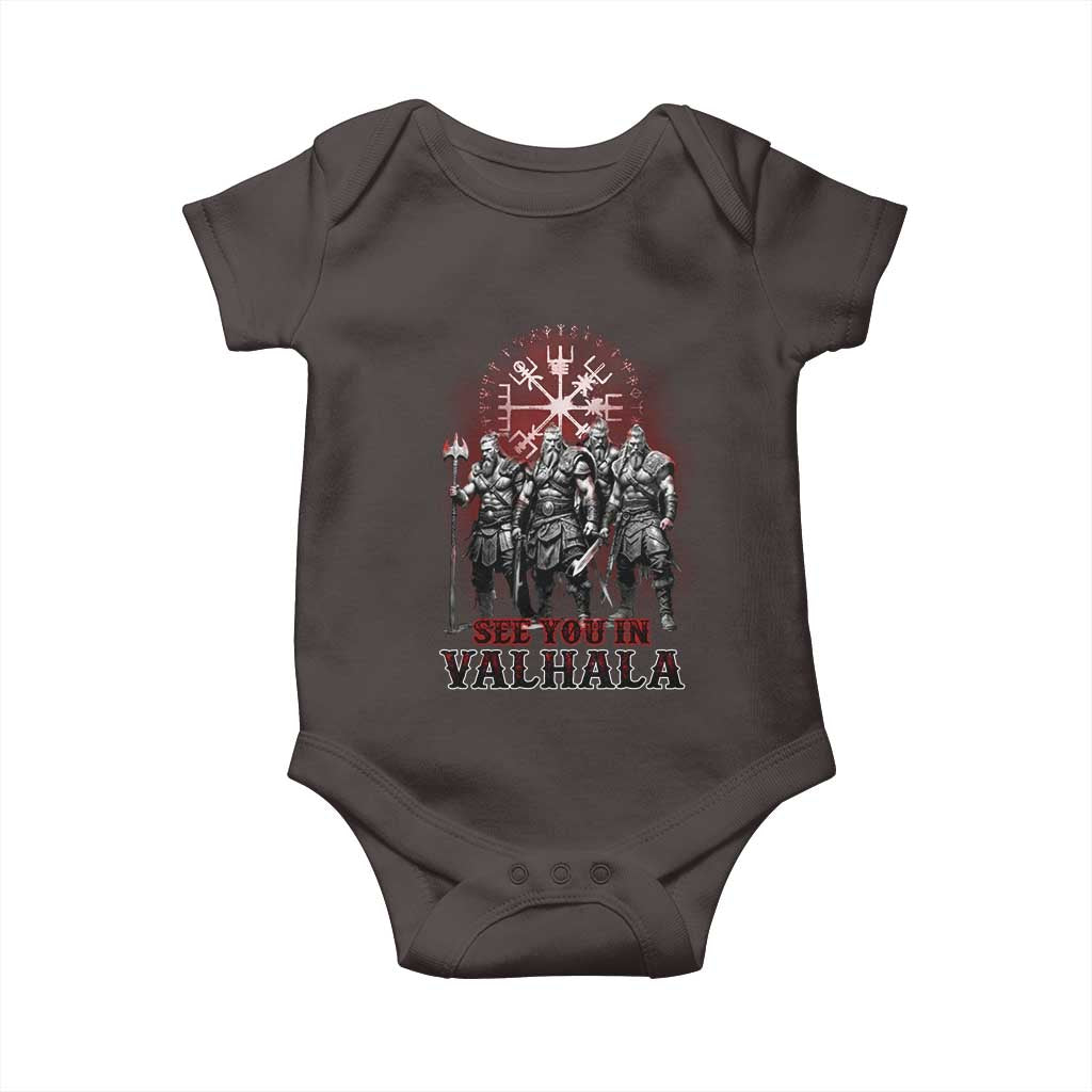 Viking Warrior Baby Onesie See You In Valhalla