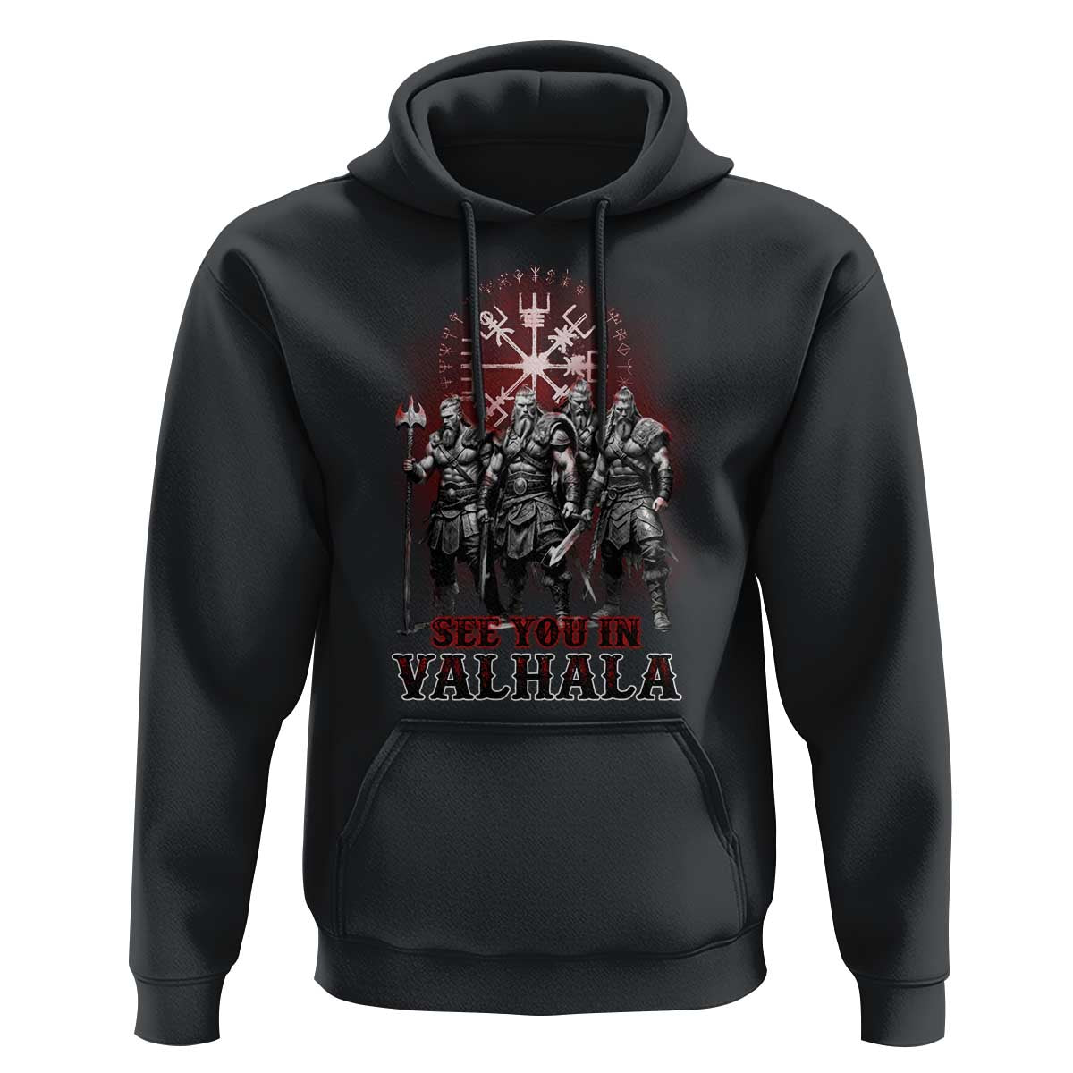 Viking Warrior Hoodie See You In Valhalla