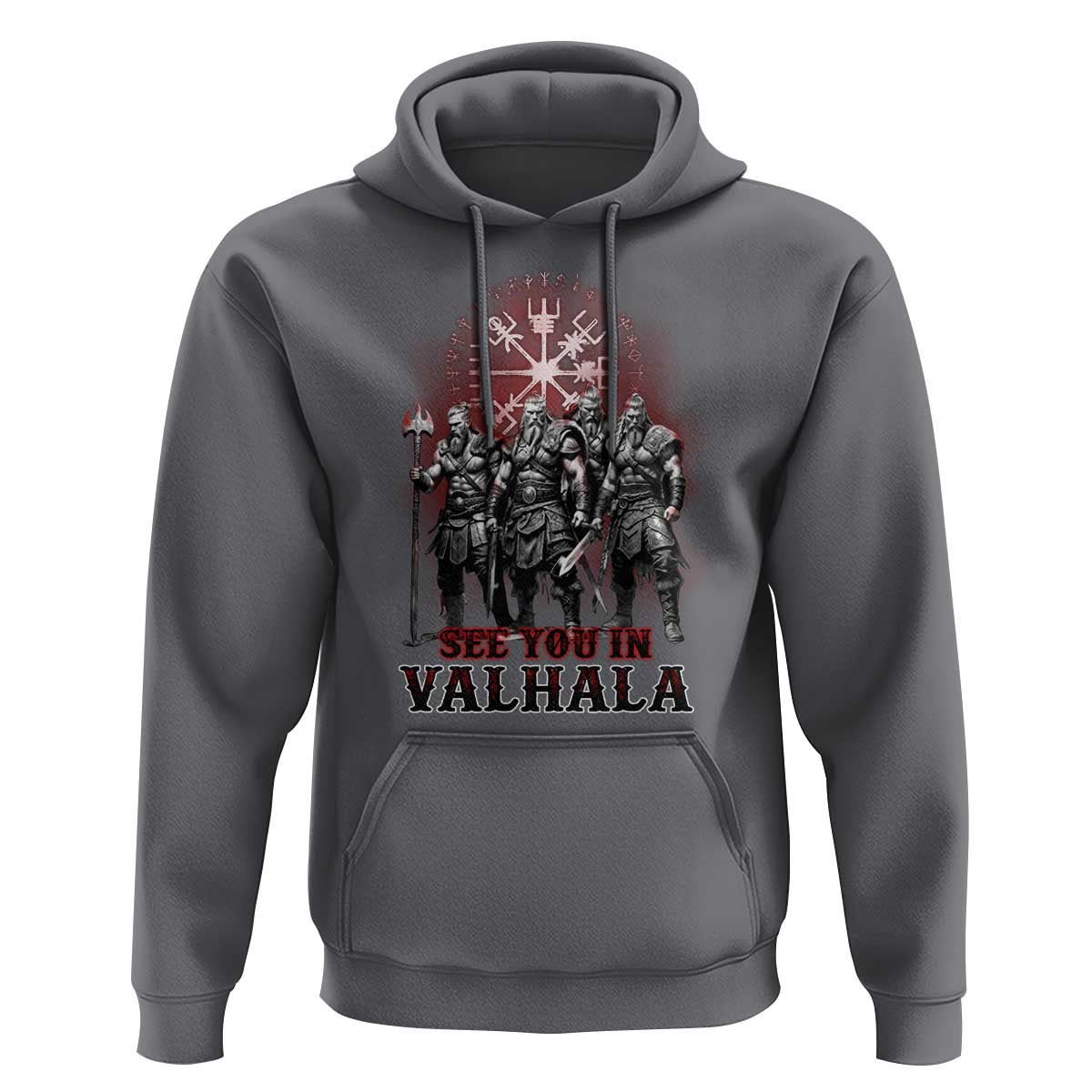 Viking Warrior Hoodie See You In Valhalla