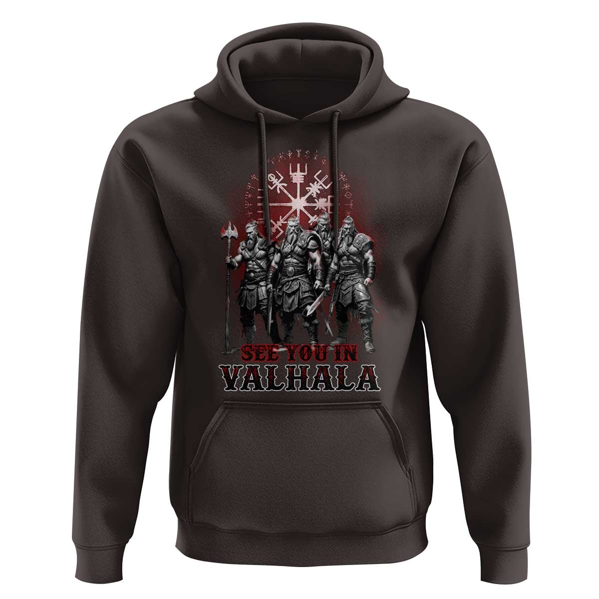 Viking Warrior Hoodie See You In Valhalla
