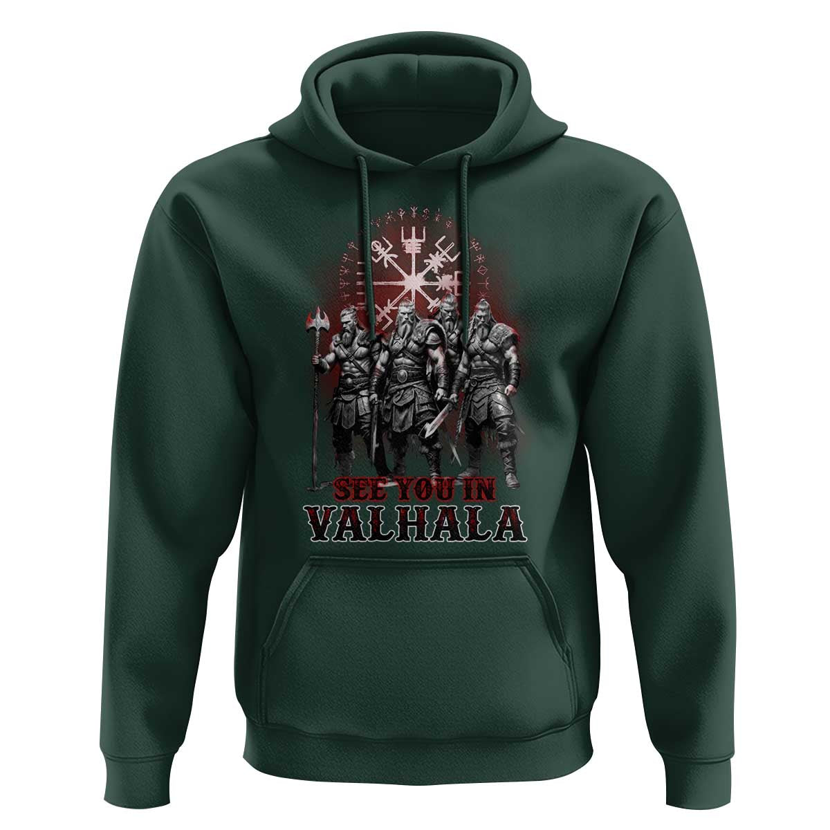 Viking Warrior Hoodie See You In Valhalla