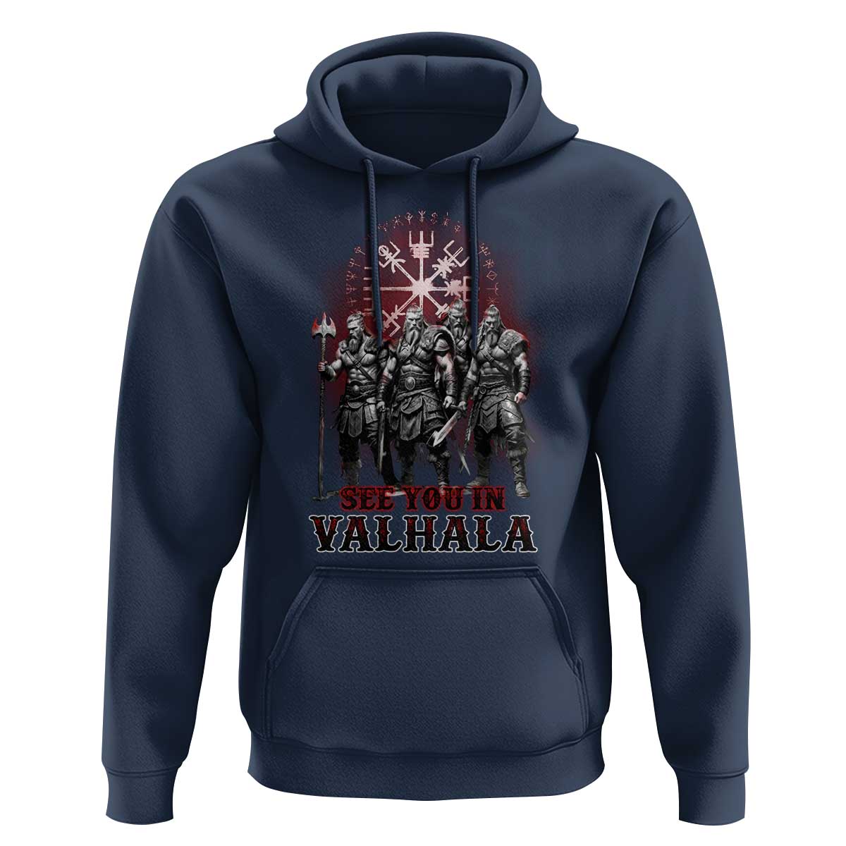 Viking Warrior Hoodie See You In Valhalla