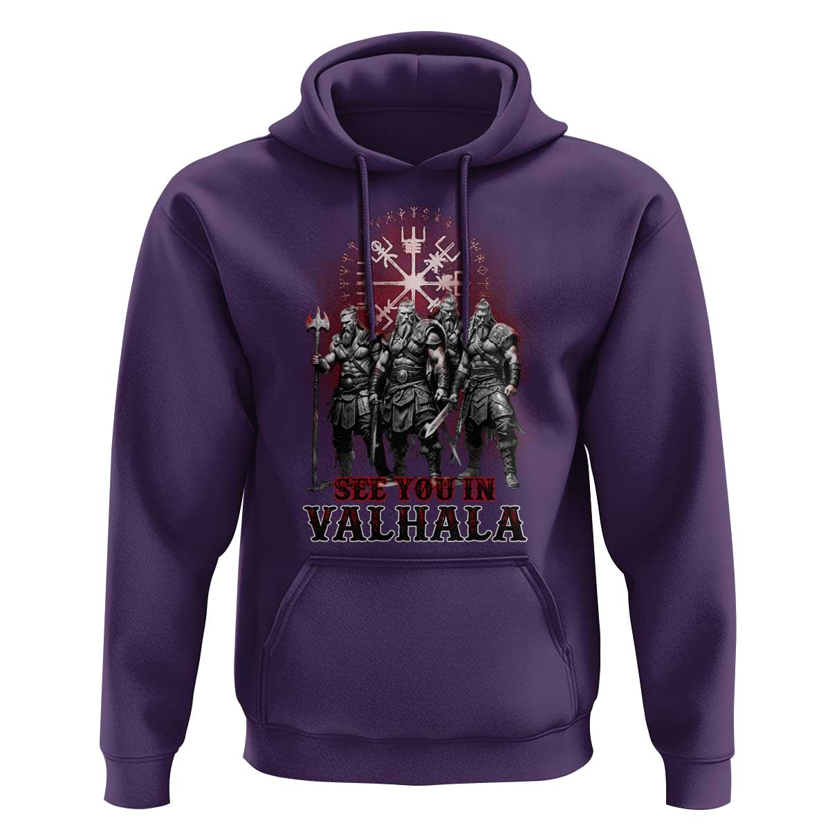 Viking Warrior Hoodie See You In Valhalla