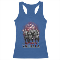 Viking Warrior Racerback Tank Top See You In Valhalla