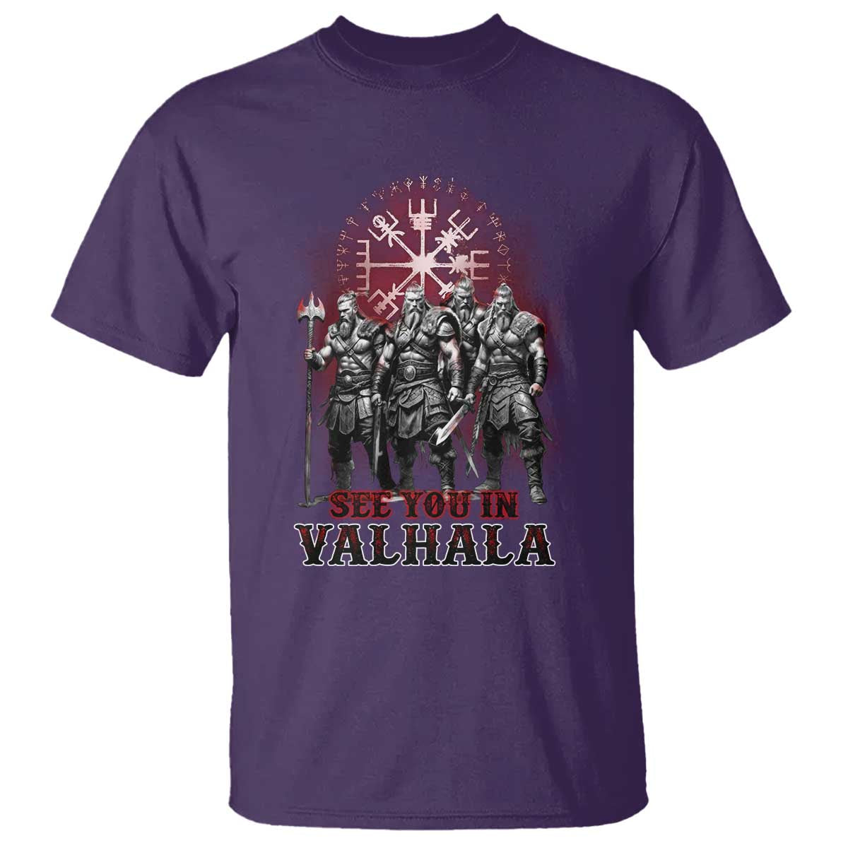 Viking Warrior T Shirt See You In Valhalla