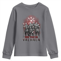Viking Warrior Youth Sweatshirt See You In Valhalla