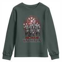 Viking Warrior Youth Sweatshirt See You In Valhalla
