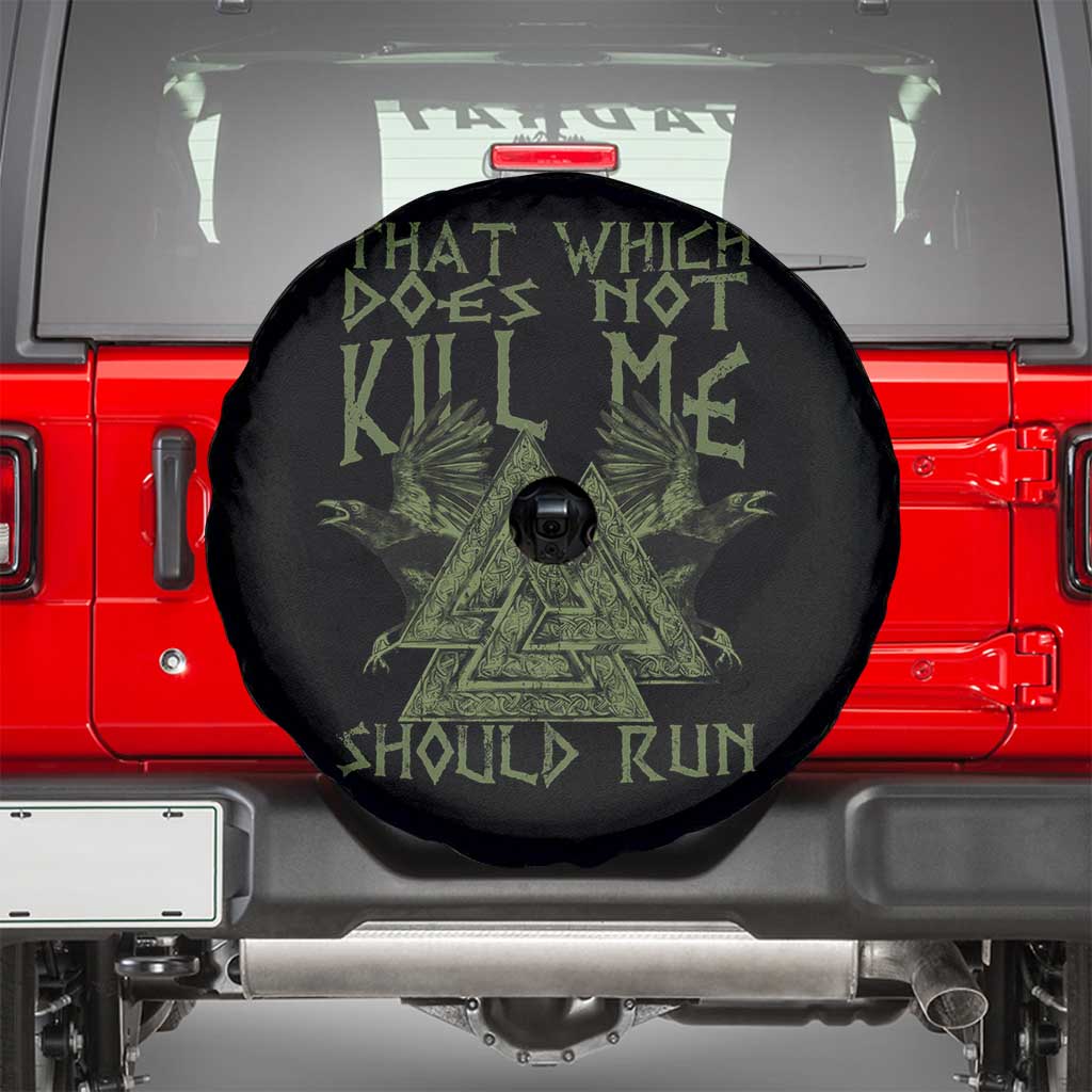 Viking Spare Tire Cover That Which Does Not Kill Me Should Run Valknut