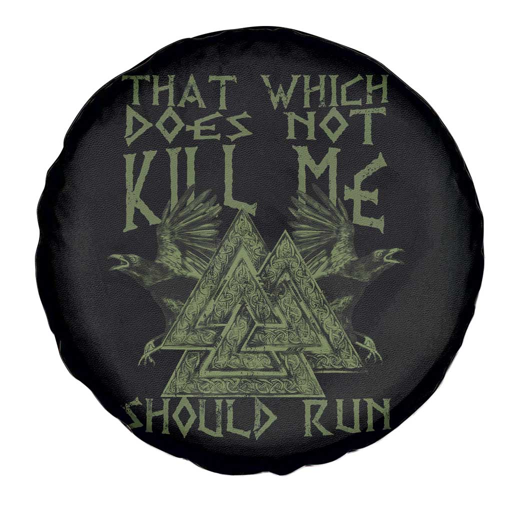 Viking Spare Tire Cover That Which Does Not Kill Me Should Run Valknut