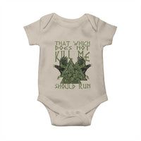 Viking Baby Onesie That Which Does Not Kill Me Should Run Valknut