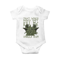 Viking Baby Onesie That Which Does Not Kill Me Should Run Valknut