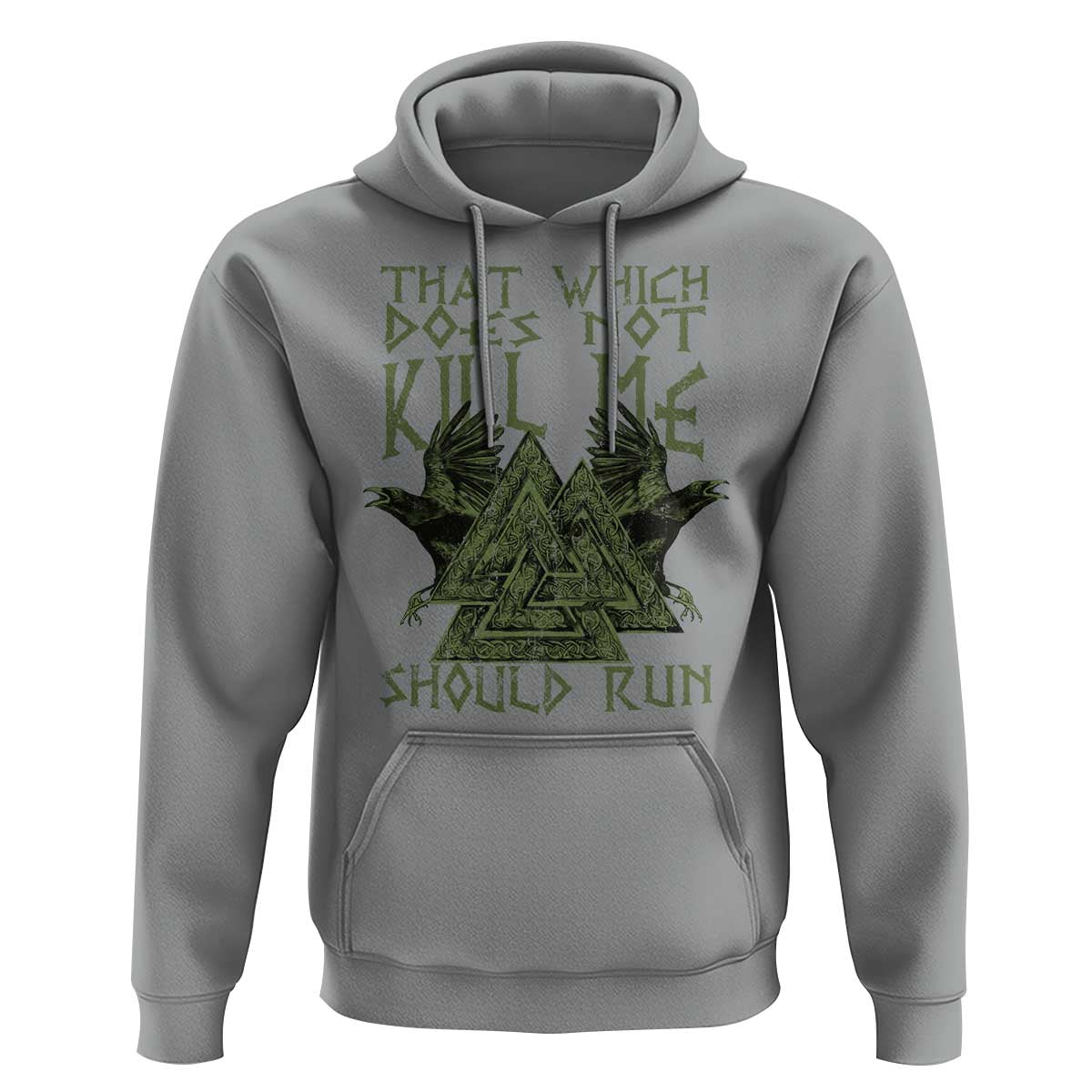 Viking Hoodie That Which Does Not Kill Me Should Run Valknut