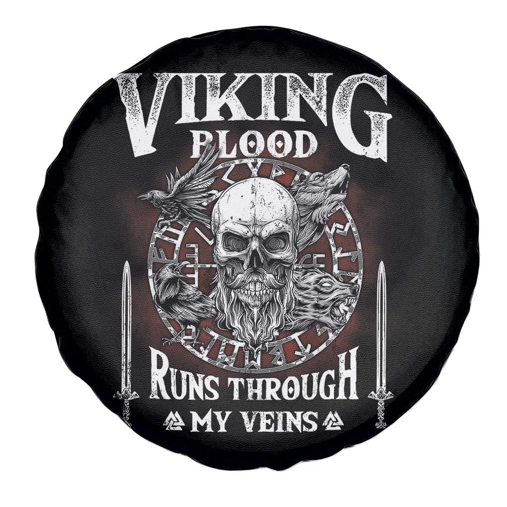 Viking Blood Runs Through My Veins Spare Tire Cover