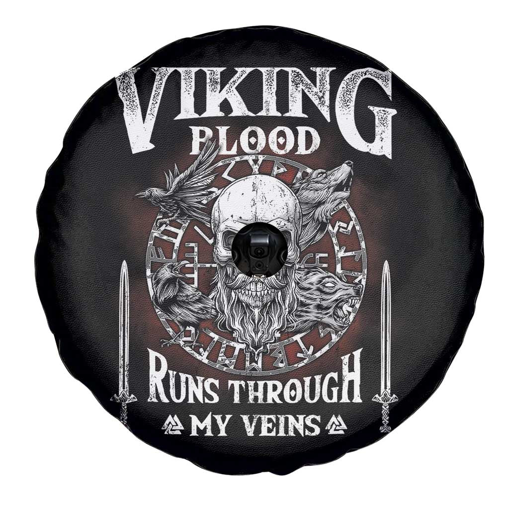 Viking Blood Runs Through My Veins Spare Tire Cover