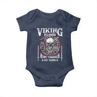 Viking Blood Runs Through My Veins Baby Onesie