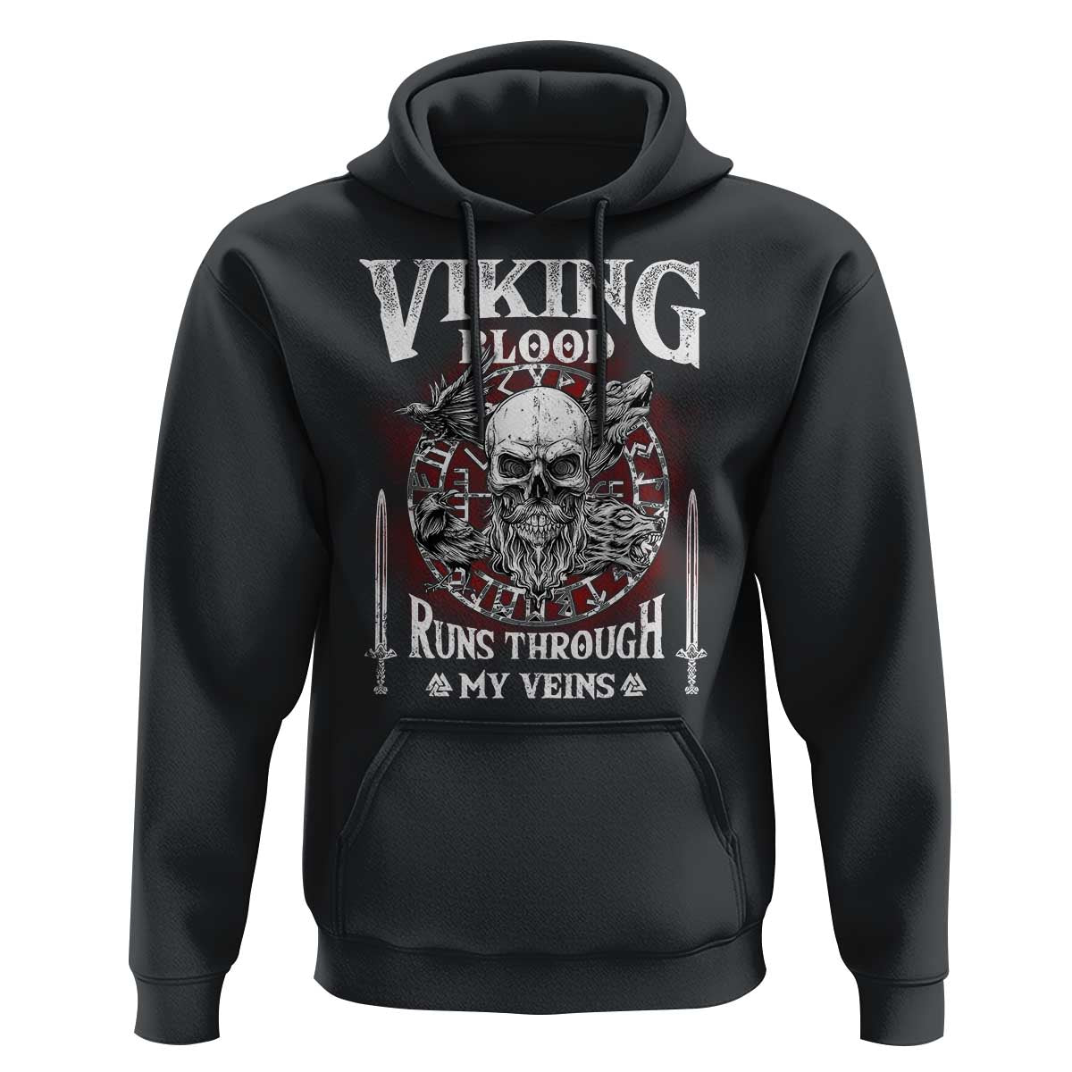Viking Blood Runs Through My Veins Hoodie
