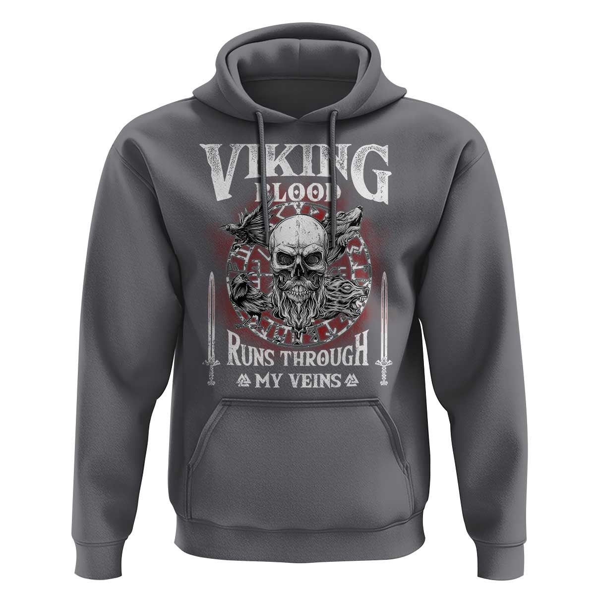Viking Blood Runs Through My Veins Hoodie