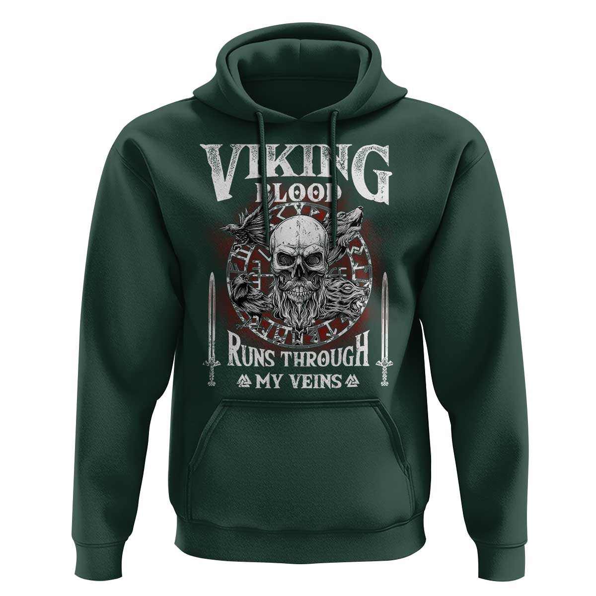 Viking Blood Runs Through My Veins Hoodie