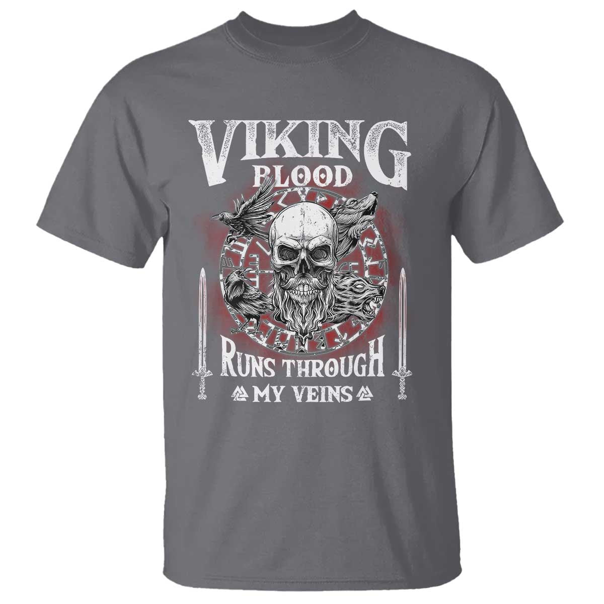 Viking Blood Runs Through My Veins T Shirt