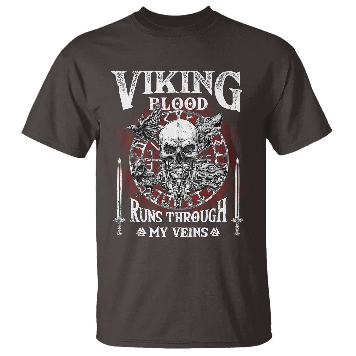 Viking Blood Runs Through My Veins T Shirt