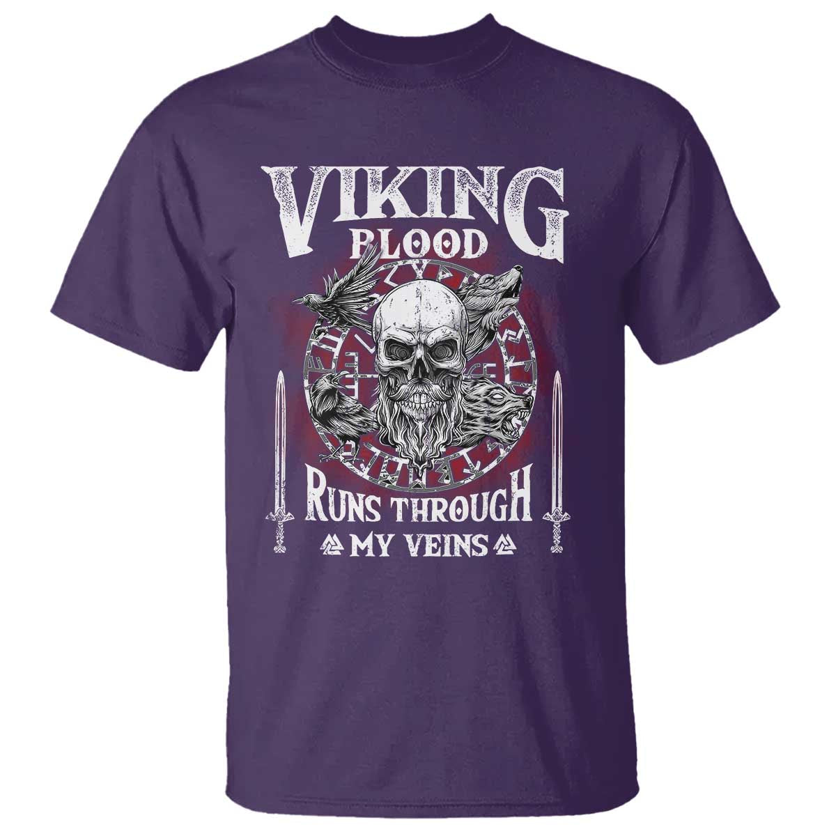 Viking Blood Runs Through My Veins T Shirt