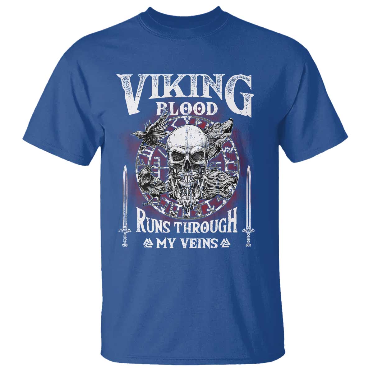 Viking Blood Runs Through My Veins T Shirt