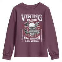 Viking Blood Runs Through My Veins Youth Sweatshirt