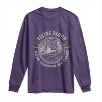 Viking Blood Long Sleeve Shirt Runs Through My Veins