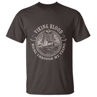 Viking Blood T Shirt Runs Through My Veins