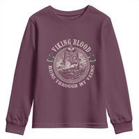 Viking Blood Youth Sweatshirt Runs Through My Veins
