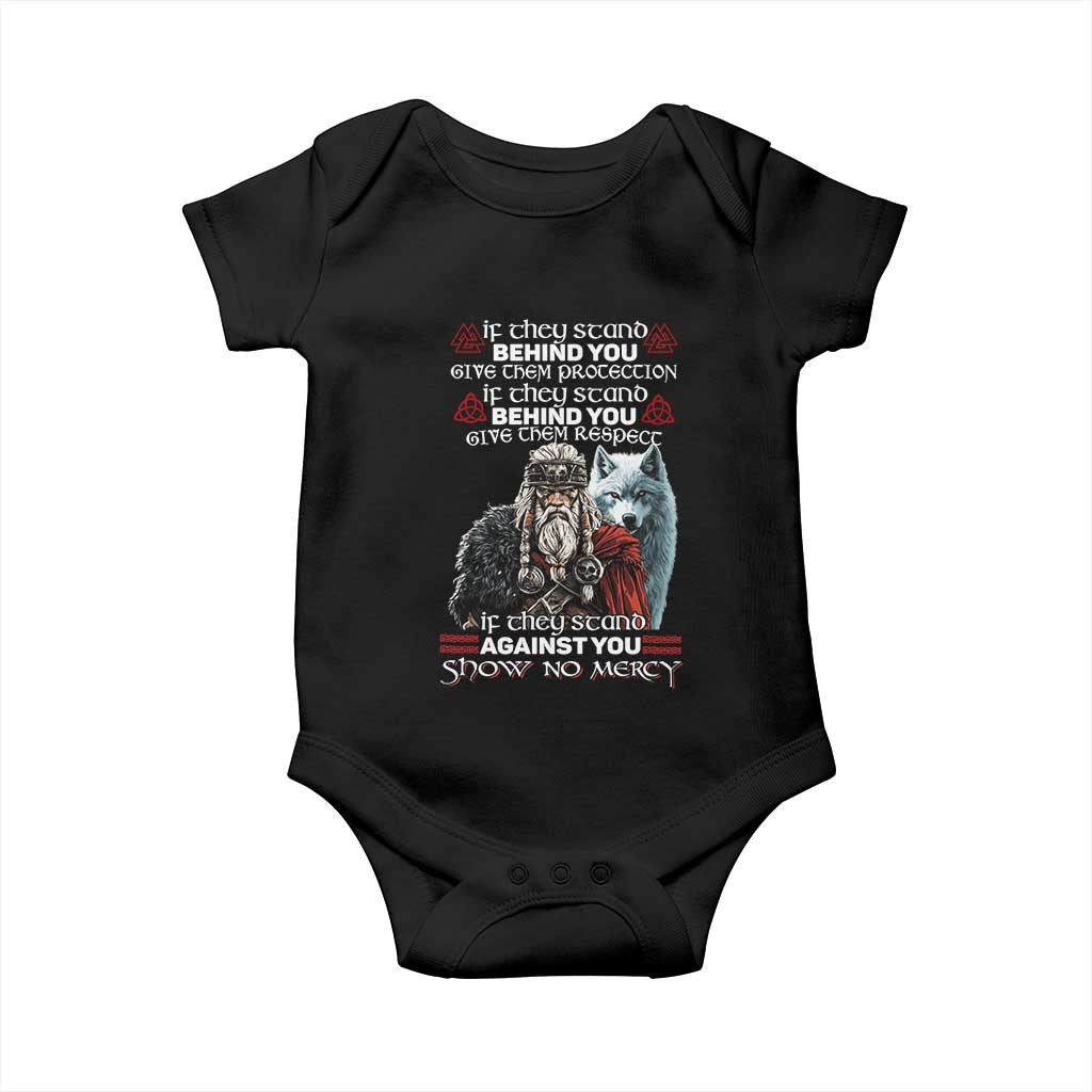 Viking Baby Onesie If They Stand Against You Show No Mercy
