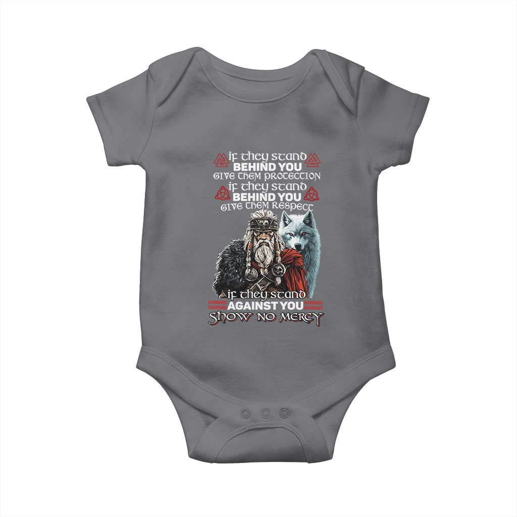 Viking Baby Onesie If They Stand Against You Show No Mercy