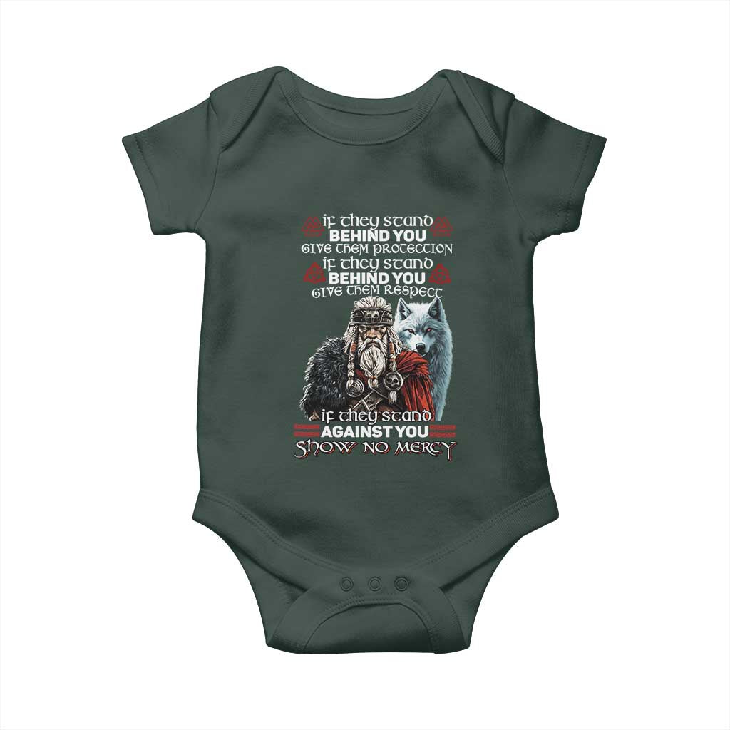 Viking Baby Onesie If They Stand Against You Show No Mercy