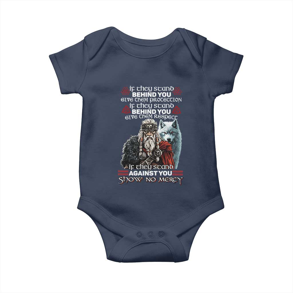 Viking Baby Onesie If They Stand Against You Show No Mercy