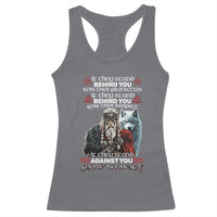 Viking Racerback Tank Top If They Stand Against You Show No Mercy