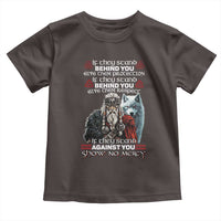Viking Toddler T Shirt If They Stand Against You Show No Mercy