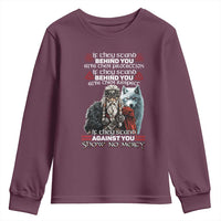 Viking Youth Sweatshirt If They Stand Against You Show No Mercy