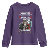 Viking Youth Sweatshirt If They Stand Against You Show No Mercy