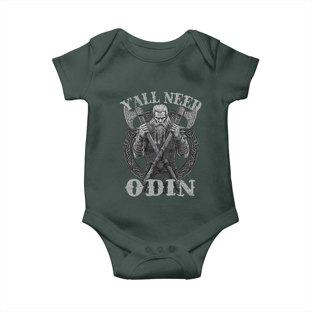 Viking Baby Onesie Y'all Need Odin