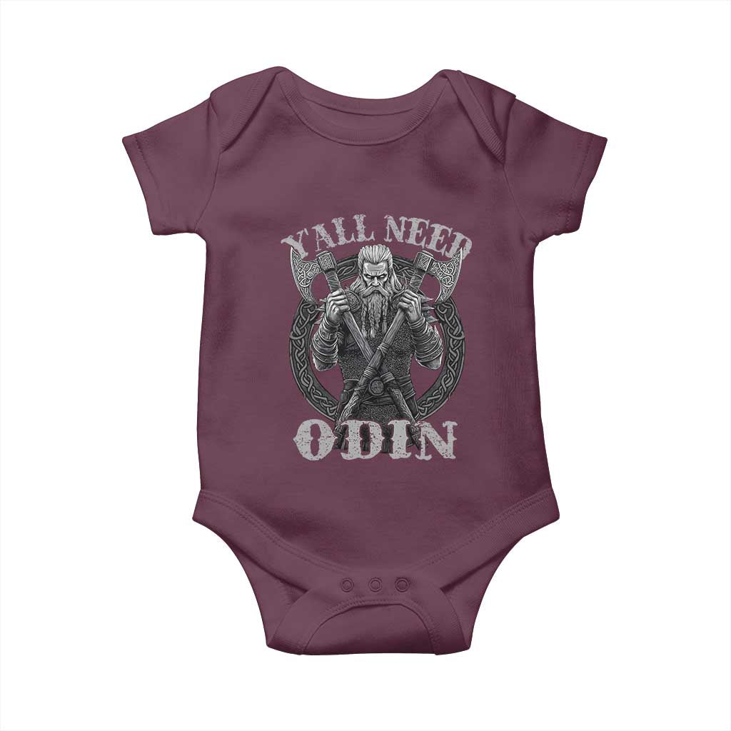 Viking Baby Onesie Y'all Need Odin