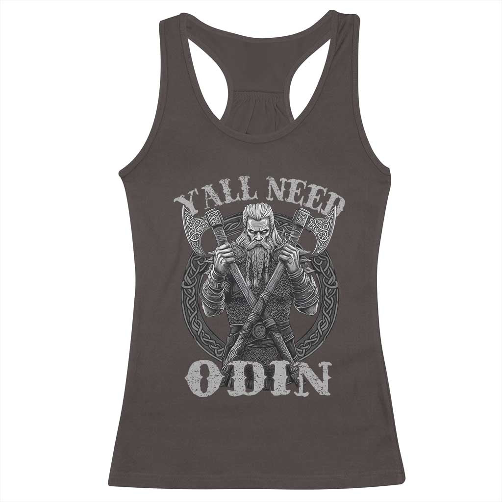 Viking Racerback Tank Top Y'all Need Odin