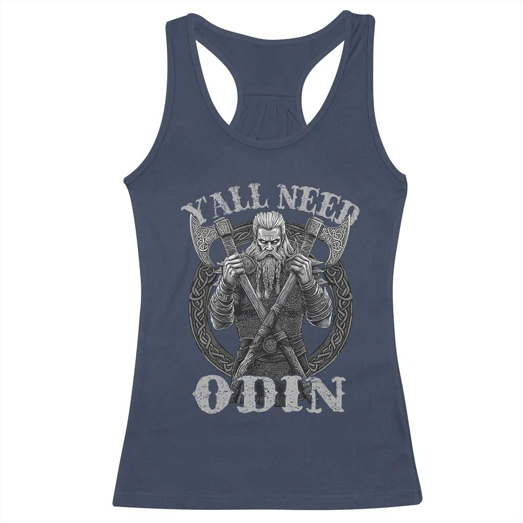 Viking Racerback Tank Top Y'all Need Odin