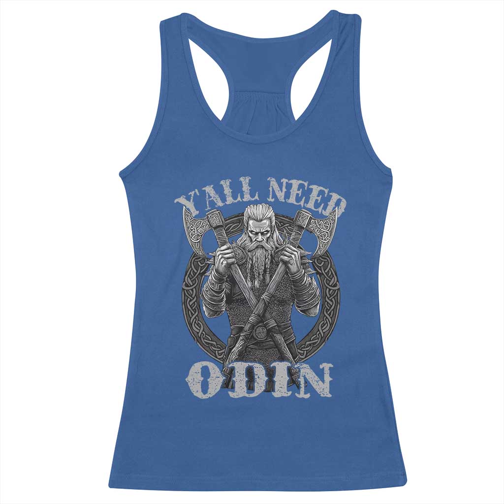 Viking Racerback Tank Top Y'all Need Odin