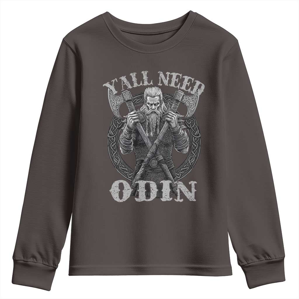Viking Youth Sweatshirt Y'all Need Odin