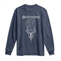 Shield Maiden Long Sleeve Shirt Female Warrior Scandinavian Folklore Mythology
