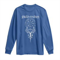 Shield Maiden Long Sleeve Shirt Female Warrior Scandinavian Folklore Mythology