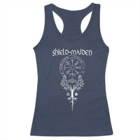 Shield Maiden Racerback Tank Top Female Warrior Scandinavian Folklore Mythology