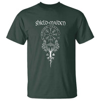 Shield Maiden T Shirt Female Warrior Scandinavian Folklore Mythology