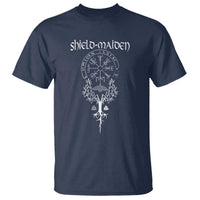Shield Maiden T Shirt Female Warrior Scandinavian Folklore Mythology