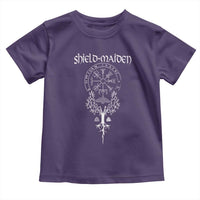 Shield Maiden Toddler T Shirt Female Warrior Scandinavian Folklore Mythology